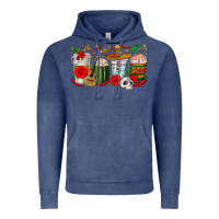 Vintage Denim Hispanic Heritage Month Coffee Cups Vintage Hoodie - texasbilliewilder