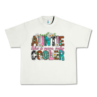 Pistachio Auntie Like a Mom Only Cooler Urban Heavy Tee - texasbilliewilder