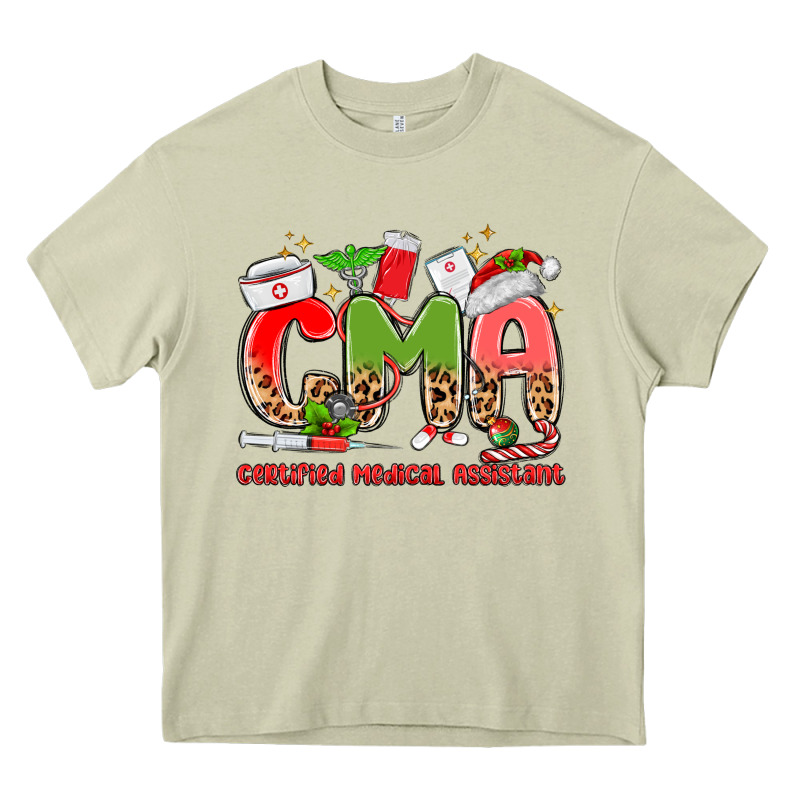 Cma Certified Medical Assistant Heavy Core Tee by MaliasSmallBusiness | Teevron