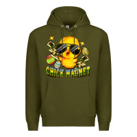 Army Green chick magnet Premium Hoodie - FaDigitalArtStudio
