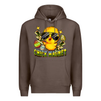 Coffee chick magnet Premium Hoodie - FaDigitalArtStudio