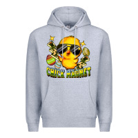 Heather Grey chick magnet Premium Hoodie - FaDigitalArtStudio