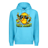 Ocean Blue chick magnet Premium Hoodie - FaDigitalArtStudio