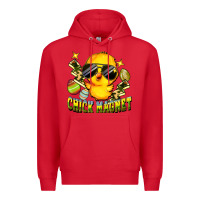 Red chick magnet Premium Hoodie - FaDigitalArtStudio