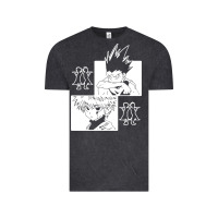 Vintage Black hunter gon and killua anime manga Vintage Tee - baoMotion