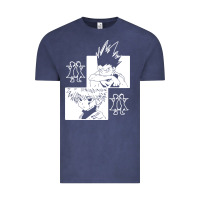 Vintage Denim hunter gon and killua anime manga Vintage Tee - baoMotion