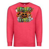 Cardinal Spooky Vibes Premium Sweatshirt - CowhideDigitalArt
