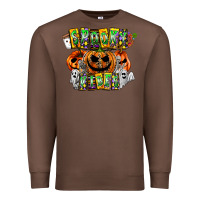 Chestnut Spooky Vibes Premium Sweatshirt - CowhideDigitalArt
