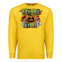 Lemon Spooky Vibes Premium Sweatshirt - CowhideDigitalArt