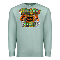 Seafoam Spooky Vibes Premium Sweatshirt - CowhideDigitalArt