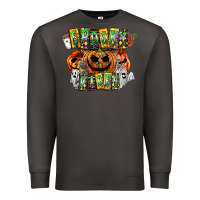 Smoke Spooky Vibes Premium Sweatshirt - CowhideDigitalArt