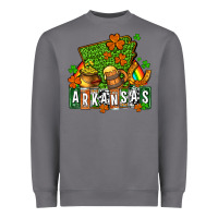 Storm St. Patrick's Arkansas Heavyweight Sweatshirt - OliviaCreatesArt