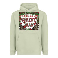 Matcha just a girl who loves christmas Heavyweight Hoodie - CowhideDigitalArt