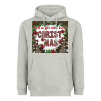Moon Dust just a girl who loves christmas Heavyweight Hoodie - CowhideDigitalArt