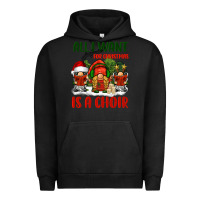Pigment Black all i want for christmas is a choir Urban Hoodie - BarkalooDesign