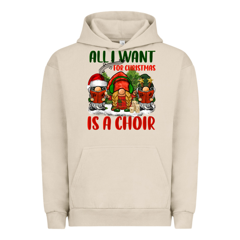 All I Want For Christmas Is A Choir Urban Hoodie by BarkalooDesign | Teevron