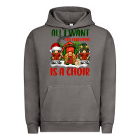 Pigment Tornado all i want for christmas is a choir Urban Hoodie - BarkalooDesign