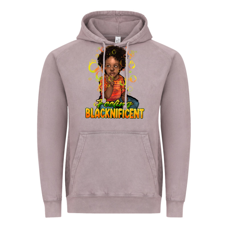 Feeling Blacknificent Vintage Hoodie by NancyCooperArtShop | Teevron