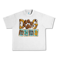Lunar Rock Dog Mama with Paw Urban Heavy Tee - texasbilliewilder