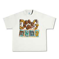 Pistachio Dog Mama with Paw Urban Heavy Tee - texasbilliewilder