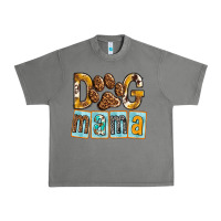 Tornado Dog Mama with Paw Urban Heavy Tee - texasbilliewilder