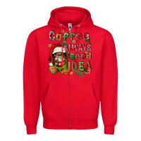 Red coffee is always a good idea Zipper Hoodie - FaDigitalArtStudio