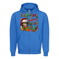 True Royal coffee is always a good idea Zipper Hoodie - FaDigitalArtStudio