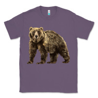 Lavender Brown Bear Classic Tee - LillyAllenDesigns