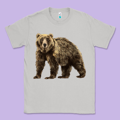 Brown Bear Classic Tee Designed By Lillyallendesigns