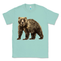 Seafoam Brown Bear Classic Tee - LillyAllenDesigns