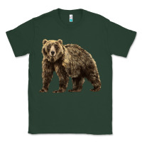 Sports Green Brown Bear Classic Tee - LillyAllenDesigns