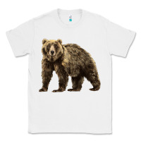 White Brown Bear Classic Tee - LillyAllenDesigns