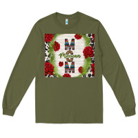 Army Green mexican mom with roses Long Sleeve Tee - TumblerDesignByShophia