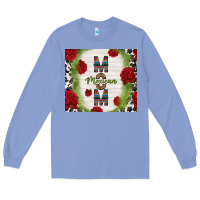 Colony Blue mexican mom with roses Long Sleeve Tee - TumblerDesignByShophia