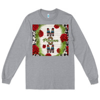 Heather Grey mexican mom with roses Long Sleeve Tee - TumblerDesignByShophia