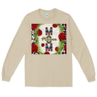 Mushroom mexican mom with roses Long Sleeve Tee - TumblerDesignByShophia