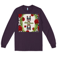 Plum mexican mom with roses Long Sleeve Tee - TumblerDesignByShophia
