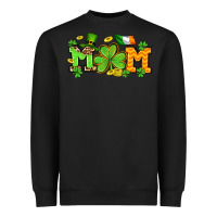 Black St. Patrick's Day mom Heavyweight Sweatshirt - OliviaCreatesArt