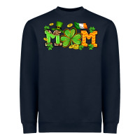Navy St. Patrick's Day mom Heavyweight Sweatshirt - OliviaCreatesArt
