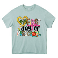 My First Day Of Preschool Heavy Core Tee | Teevron