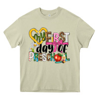Mossy my first day of preschool Heavy Core Tee - NancyCooperArtShop