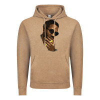 Vintage Coffee black man Vintage Hoodie - NancyCooperArtShop