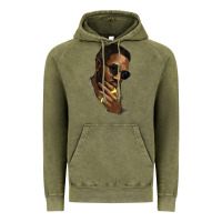 Vintage Olive black man Vintage Hoodie - NancyCooperArtShop