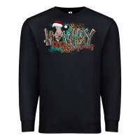 Black howdy christmas Premium Sweatshirt - CowhideDigitalArt
