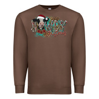 Chestnut howdy christmas Premium Sweatshirt - CowhideDigitalArt