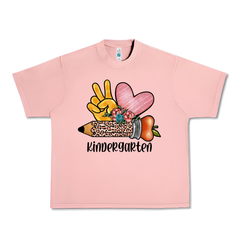 Peace Love Kindergarten Urban Heavy Tee by JahusDesignShop | Teevron