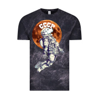 Cloud Black Laika, space traveler Vintage Tee - Bettercallsaul