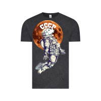Vintage Black Laika, space traveler Vintage Tee - Bettercallsaul