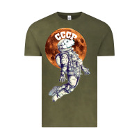 Vintage Olive Laika, space traveler Vintage Tee - Bettercallsaul