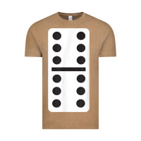Vintage Coffee double six dominoes tshirt halloween costume 6 6 domino game t shirt Vintage Tee - baoMotion